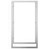 vidaXL Stojan na krbov&eacute; drevo 50x28x94 cm nehrdzavej&uacute;ca oceľ
