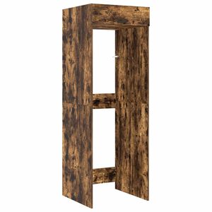 vidaXL Kabinet na pr&aacute;čku s &uacute;ložiskom Dymov&aacute; dub 67,5 x 68 x 200 cm