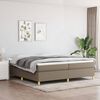 vidaXL Boxspring posteľ s matracom sivohned&yacute; 200x200 cm l&aacute;tka