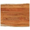 vidaXL Stolov&aacute; doska 100x80x3,8 cm obdĺžnik mas&iacute;vna ak&aacute;cia živ&aacute; hrana