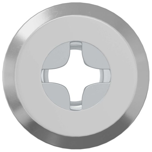 vidaXL Z&aacute;mkov&aacute; matica 2 pcs Strieborn&aacute; M6 x 15 mm Oceľ