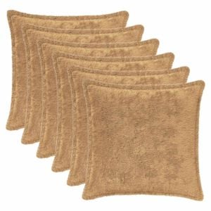 vidaXL Poťah na podložku 6 ks HOUTEN Sivohned&aacute; 30 x 30 cm