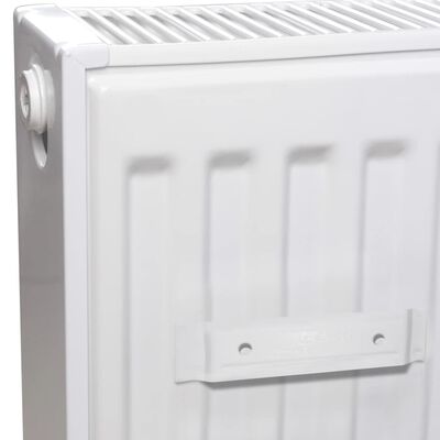 Biely konvektorový radiátor s bočným pripojením 80 x 10 x 60 cm