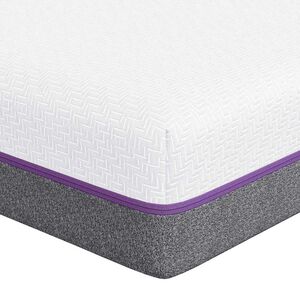 vidaXL Matrac s pam&auml;ťovou penou Stredn&yacute; 80 x 160 cm 16 cm Biela a &scaron;ed&aacute;