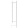 vidaXL Stojan na v&iacute;no na 72 flia&scaron; biely kovov&yacute;