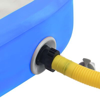 vidaXL Nafukovacia žinenka s pumpou 300x100x20 cm, PVC, modrá