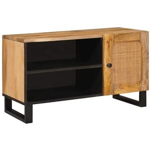 vidaXL TV skrinka Hned&aacute; 80 x 33 x 46 cm Mas&iacute;vne mango drevo