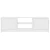 vidaXL TV skrinka biela 120x30x37,5 cm drevotrieska
