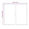 vidaXL Plachta Priehľadn&aacute; 4 x 8 m PVC