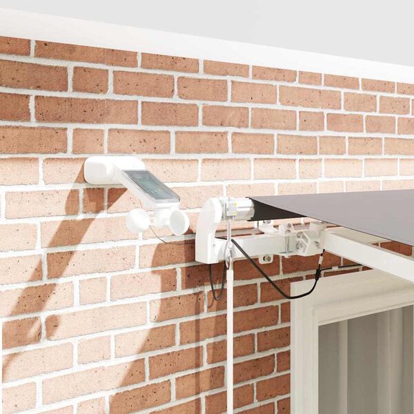 vidaXL Zatemniteľn&aacute; mark&iacute;za Svetlosiv&aacute; 350 x 250 cm Polyester a kov