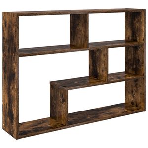 vidaXL Stenn&aacute; polica N&aacute;stenn&aacute; mont&aacute;ž Dymov&yacute; dub 95 x 20 x 69,5 cm