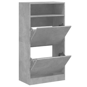 vidaXL Botn&iacute;k bet&oacute;novo siv&yacute; 60x34x116 cm kompozitn&eacute; drevo