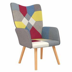 vidaXL Relaxačn&eacute; kreslo patchwork l&aacute;tka