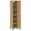 vidaXL Highboard Remeseln&yacute; dub 34,5 x 34 x 180 cm Kompozitn&eacute; drevo