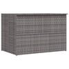vidaXL Z&aacute;hradn&yacute; &uacute;ložn&yacute; box siv&yacute; 150x100x100 cm polyratanov&yacute;