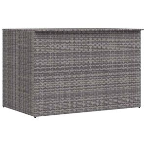 vidaXL Z&aacute;hradn&yacute; &uacute;ložn&yacute; box siv&yacute; 150x100x100 cm polyratanov&yacute;