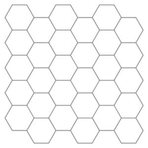 vidaXL Hexag&oacute;nov&aacute; dlažba 10 pcs Biela &scaron;ed&aacute; 30 x 30 cm Polyuret&aacute;n a PET