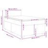 vidaXL Boxspring posteľ s matracom sivohned&aacute; 120x190 cm l&aacute;tka