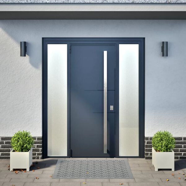 vidaXL Záhradné kvetináče 2 ks, biele 30x30x30 cm, oceľ