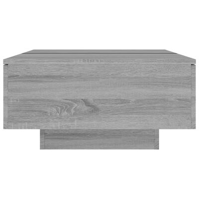 vidaXL Konferenčný stolík sivý dub sonoma 90x60x31 cm spracované drevo