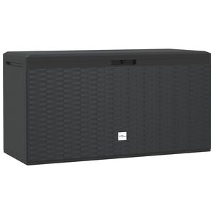 vidaXL Z&aacute;hradn&yacute; &uacute;ložn&yacute; box antracitov&yacute; 114x47x60 cm