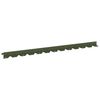 vidaXL Obrubn&iacute;k tr&aacute;vnika 10 ks 102 x 4 x 4 cm Oceľ Olivovo zelen&aacute;