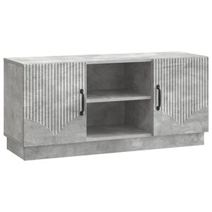 vidaXL TV skrinka 102 x 34,5 x 47 cm Bet&oacute;novo siv&aacute; Kompozitn&eacute; drevo