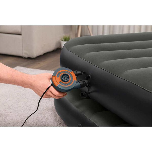 Bestway Nafukovacia vzduchová posteľ 3 v 1 čierna a sivá 188x99x25 cm