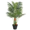 vidaXL Umel&aacute; palma s 3 kmeňmi zelen&aacute; 80 cm PP