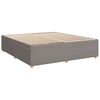 vidaXL Boxspring posteľ s matracom sivohned&yacute; 200x200 cm l&aacute;tka