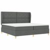 vidaXL Boxspring posteľ s matracom tmavo&scaron;ed&aacute; 90x190 cm Tmavo &scaron;ed&aacute;