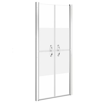 vidaXL Sprchové dvere, polomatné, ESG 81x190 cm