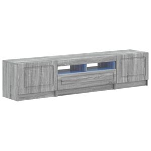 vidaXL LED TV kabinet UTRECHT 3 ks Siv&yacute; Sonoma Kompozitn&eacute; drevo