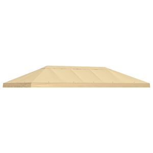vidaXL Kryt na alt&aacute;nkov&uacute; strechu 6 x 3 m Kr&eacute;mov&aacute; Polyester 190