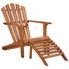 vidaXL Z&aacute;hradn&aacute; stolička Adirondack s podnožkou, ak&aacute;ciov&yacute; mas&iacute;v