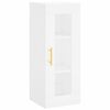vidaXL Vysok&aacute; skrinka biela 34,5x34x180 cm spracovan&eacute; drevo