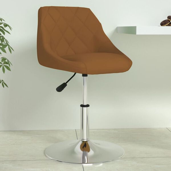 vidaXL Barov&aacute; stolička hned&aacute; zamatov&aacute;