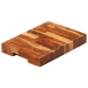 vidaXL Doska na kr&aacute;janie 30x21x4 cm mas&iacute;vna ak&aacute;cia