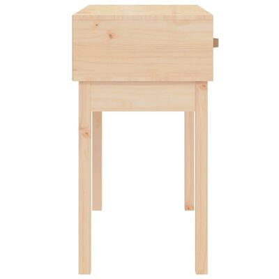vidaXL Konzolový stolík 76,5x40x75 cm masívne borovicové drevo