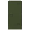 vidaXL Komoda olivovozelená 34,5x39x73 cm oceľ