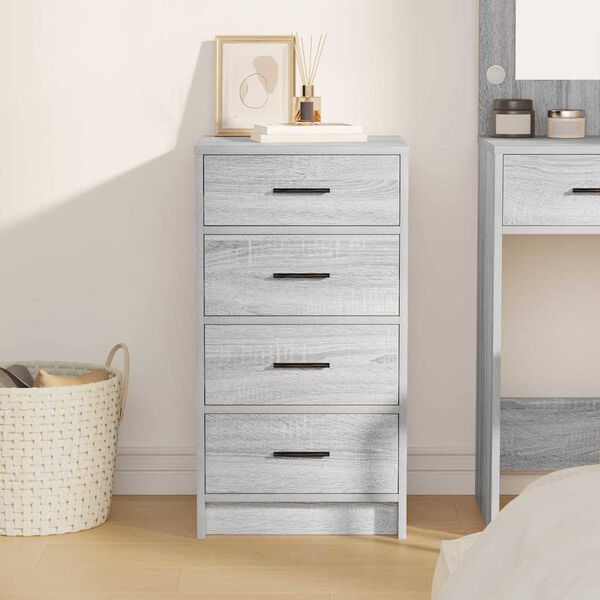 vidaXL Serv&iacute;rovacia skriňa so z&aacute;suvkou Siv&yacute; dub sonoma 40 x 41 x 75 cm