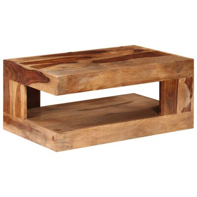 vidaXL Konferenčný stolík, drevený masív sheesham