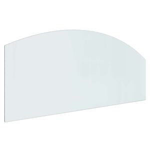 vidaXL Sklenen&aacute; doska krbu Priehľadn&aacute; 120 x 50 cm Sklo