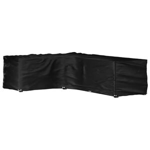 vidaXL Kryt na z&aacute;hradn&yacute; n&aacute;bytok v tvare L 18 očiek 220x285x80 cm
