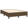 vidaXL Boxspring posteľ s matracom tmavohned&aacute; 140x190 cm l&aacute;tka