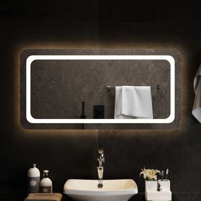 vidaXL LED kúpeľňové zrkadlo 100x50 cm