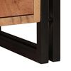 vidaXL Skrinka pod umývadlo s dverami Masívne akáciové drevo a železo