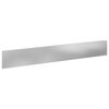 vidaXL Obrubn&iacute;k tr&aacute;vnika 20 pcs 100 x 15 cm Oceľ Strieborn&aacute;