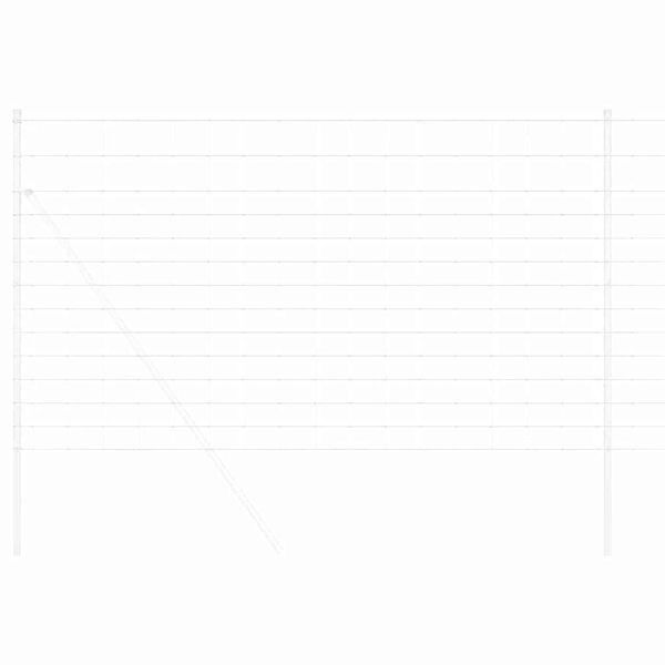 vidaXL Pastiersky plot Strieborn&aacute; 25 x 1,4 m Pozinkovan&aacute; oceľ