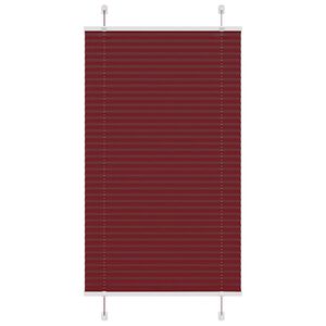 vidaXL plisovan&aacute; roleta Bordeaux červen&aacute; 80x150 cm &Scaron;&iacute;rka l&aacute;tky 79,4 cm